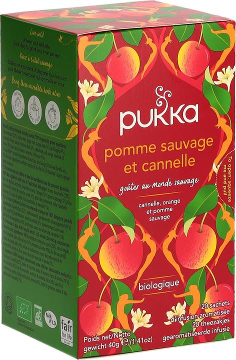 Image du produit Pukka Thé pomme sauvage cannelle et cannelle (40 g)