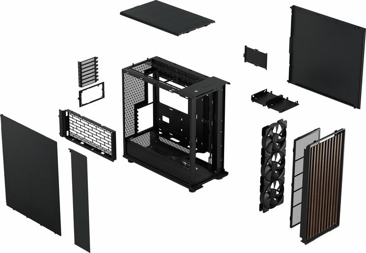 Produktbild Fractal North XL Charcoal Black (E-ATX, Mini-ITX, mATX, ATX)