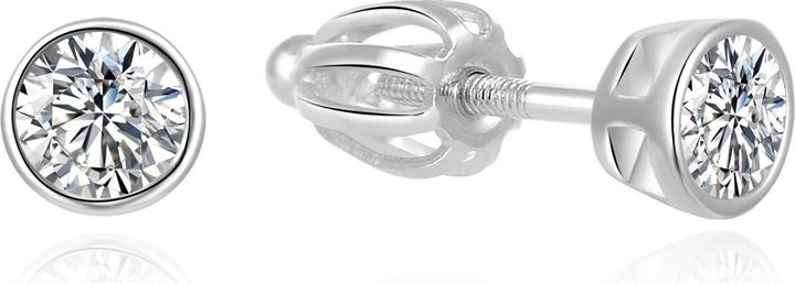Produktbild Beneto Minimalist silver earrings studs AGUP1701S (Silber)
