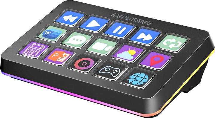 Image du produit Fifine D6 Clavier LCD Contrôleur de bureau programmable avec touches d'affichage LCD