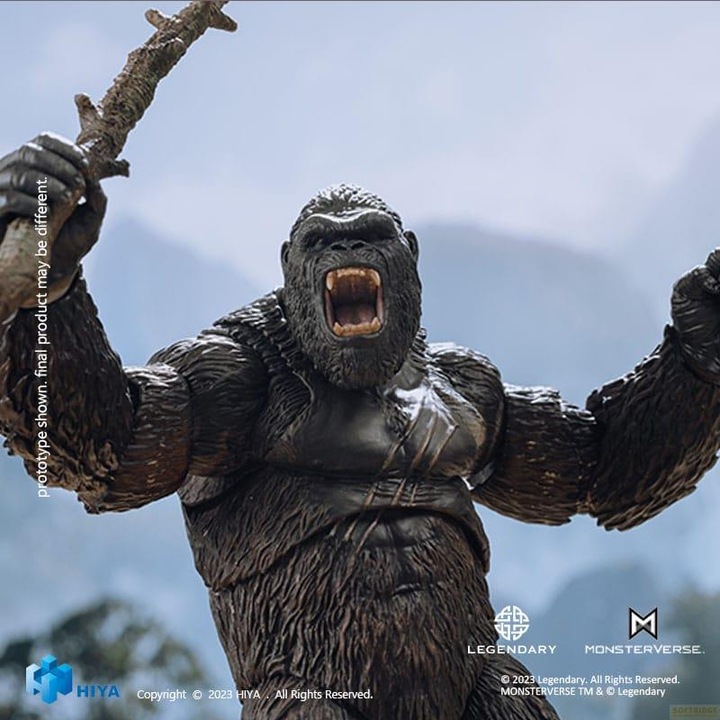 Actual product image Hiya Toys Kong: Skull Island Exquisite Basic Action Figure Kong 15 cm