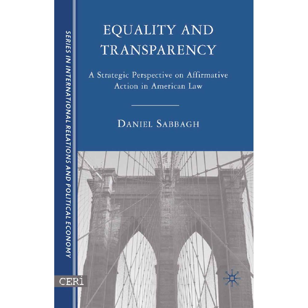 Equality and Transparency, Fachbücher von D. Sabbagh