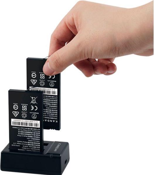 Produktbild Kandao QooCam EGO Batterielade- gerät Dual (Kamera Akku Ladegerät)