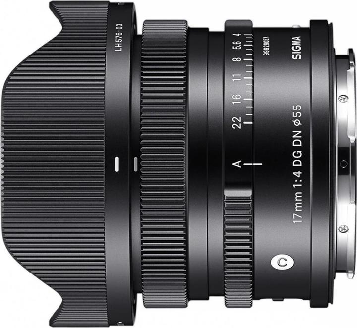 Actual product image Sigma 17mm f/4 DG DN Contemporary, Sony-E (Sony E, full size)