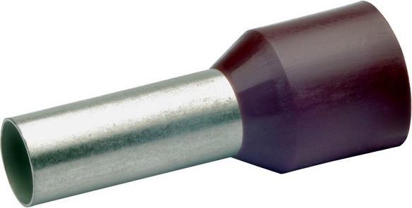 Klauke Aderendhülse 10 mm² 18 mm Teilisoliert Braun 17618 100 St.