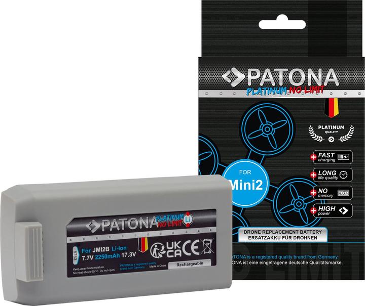 Produktbild Patona Platinum Battery (Drohnen Akku, DJI Mini 2, DJI Mini SE, DJI Mini 4 Pro)