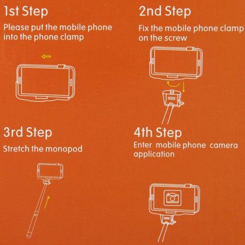 Immagine prodotto Hermex Bastone per selfie asta telescopica Bluetooth per GoPro HERO e SAMSUNG Gear 360