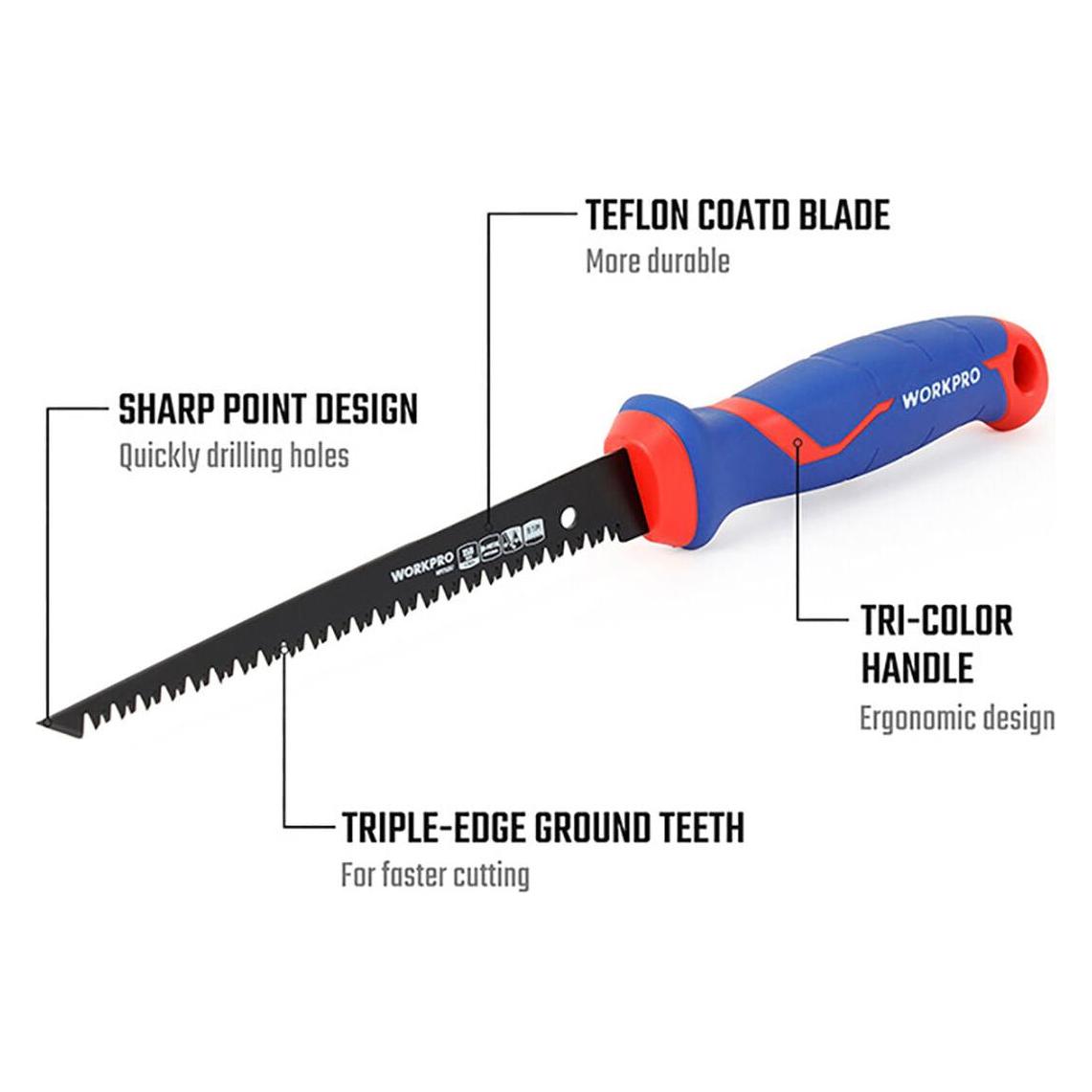Workpro, Handzagen, Säge 15 Cm Maurerei/Bauten