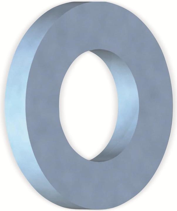 Reisser Washers, DIN 125, Ø 4.3, steel, galvanised, blue passivated, packed a 100