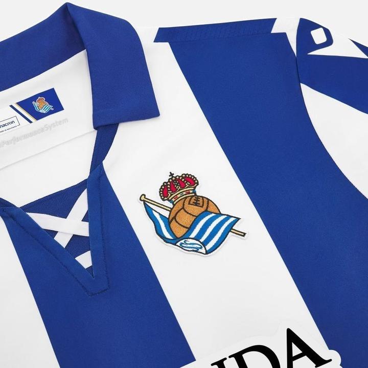 Image du produit Macron Maillot Domicile Authentique Real Sociedad 2024/25 (S)