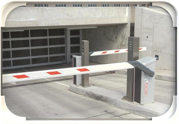 Dancop Miroir de circulation H400xL600mm plastique,blanc 15m