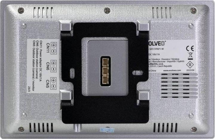 Actual product image Evolveo DoorPhone AP1- 2 drátový videotelefon s aplikací (Wireless)