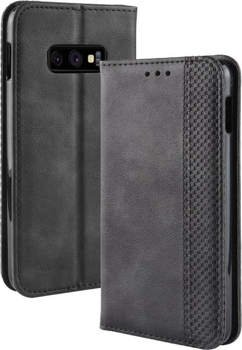 Actual product image Cover-Discount Galaxy S10e - Stand Flip Case Cover black (Samsung Galaxy S10e)
