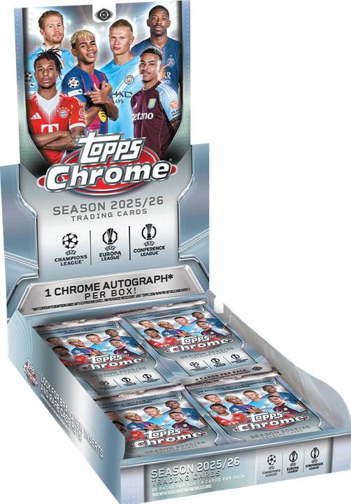 Produktbild Topps UCC Chrome 2025-26 - Hobby Box (Englisch)