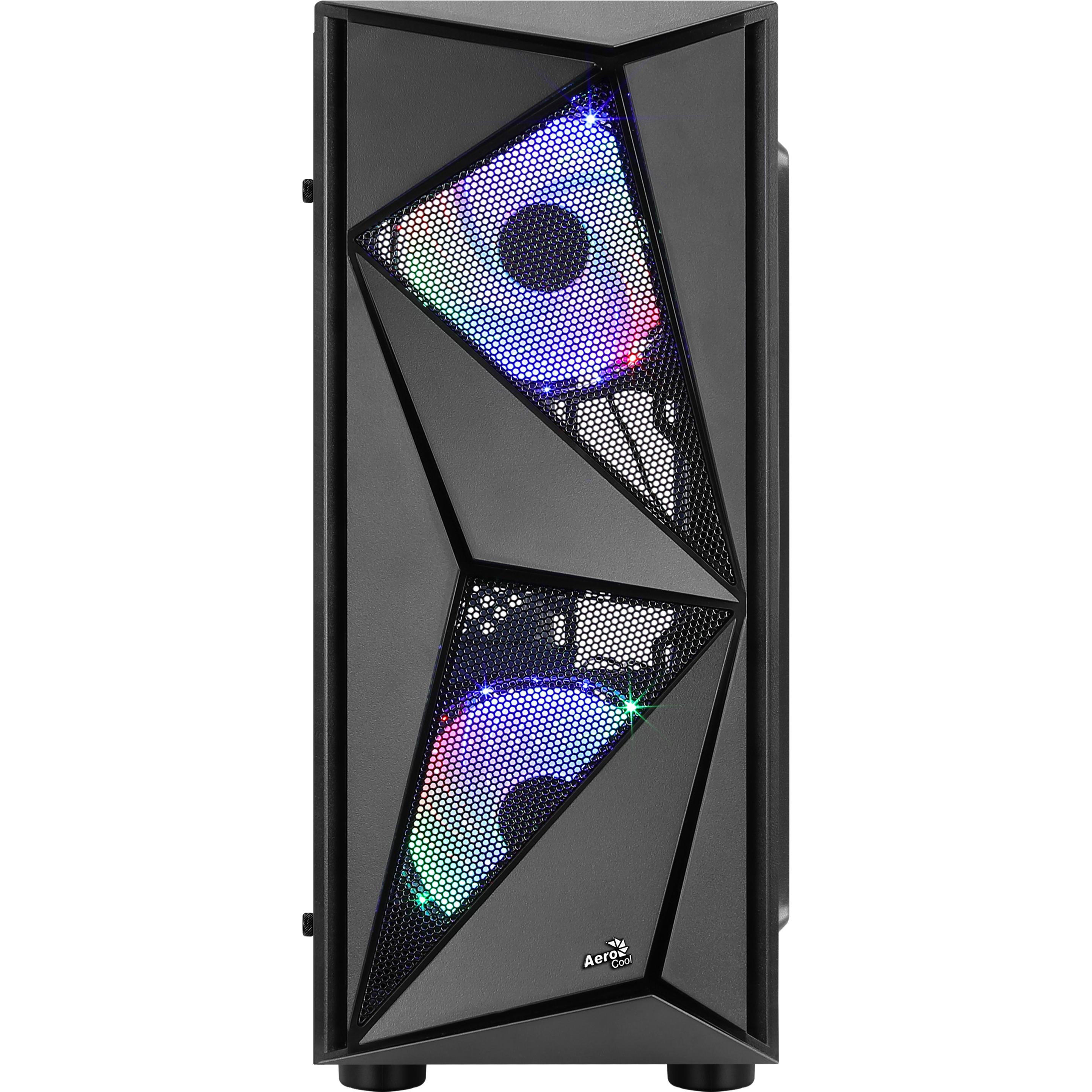 Thumbnail - AeroCool Glider-A (ATX, mATX, Mini-ITX), PC Gehäuse, Schwarz