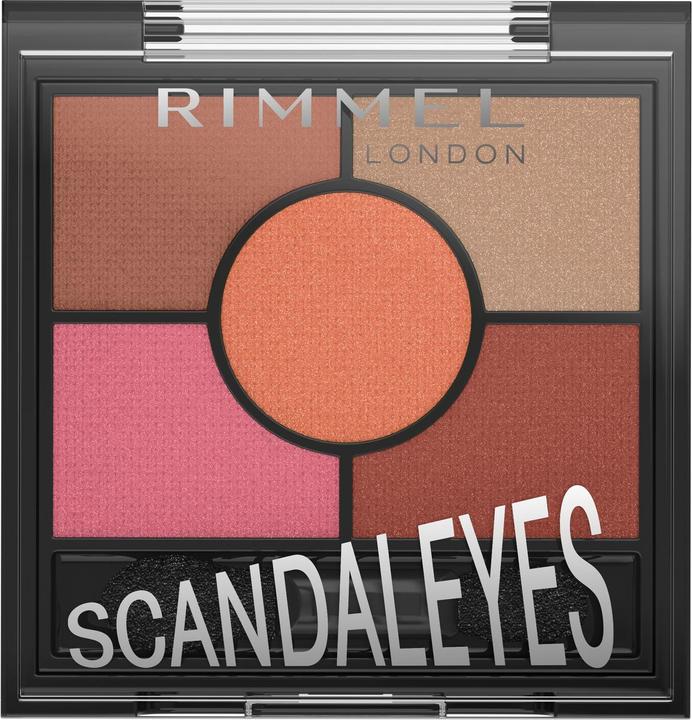 Actual product image Rimmel London London Scandaleyes 5 Pan Eyeshadow Palette Burgundy Pink (004)