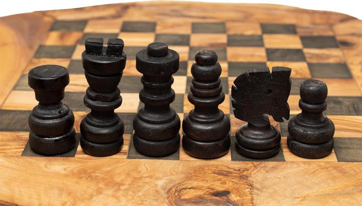 Actual product image Natura Punto Rustic chessboard with pieces