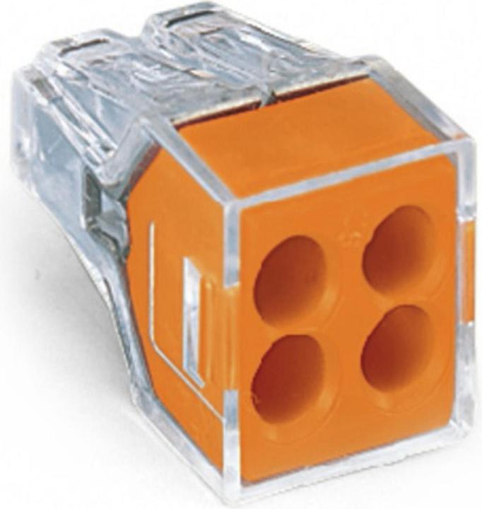Produktbild Wago PUSH WIRE jtn box 4 wire terminal block