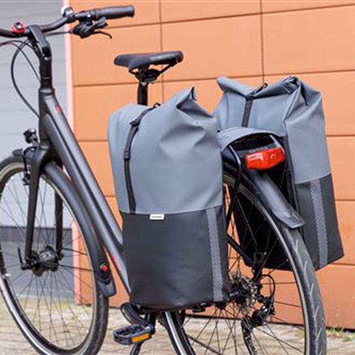 Actual product image New Looxs Bag Nyborg Double Dark grey black (34 l, Luggage carrier bag)