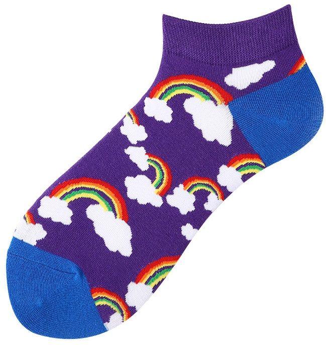 Musthaves Knöchelsocken Motiv Regenbogen (36 - 43)