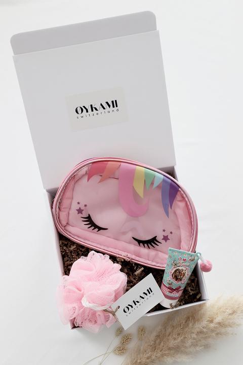 Image du produit Oykami Geschenkbox Mädchen "Einhorn Kosmetiktasche"