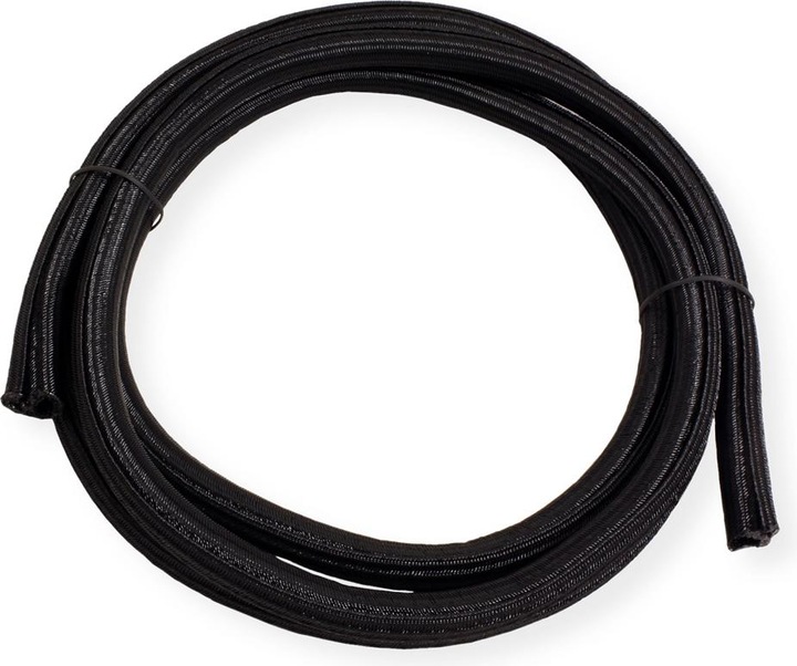 Produktbild Roline PVC Gewebeschlauch für Kabelbündelung, selbst-schliessend, schwarz, 2,5 m (Kabeldurchlass, 250 cm)