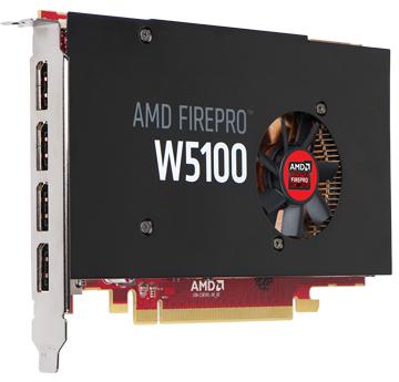 Produktbild AMD FirePro W5100, 4GB GDDR5 (4 GB, GDDR5)