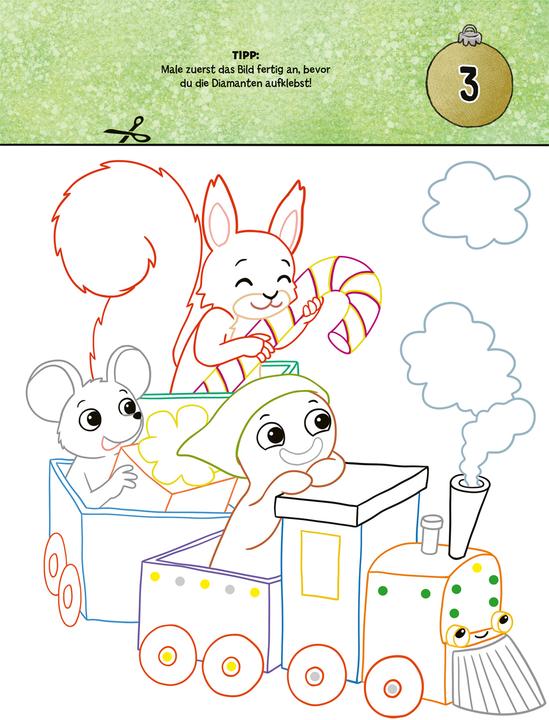 Actual product image Diamond-Sticker-Adventskalender