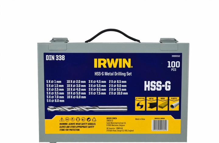 Produktbild Irwin BOHRER FÜR METALL Rinkinys 100STK. (1.5-10mm)