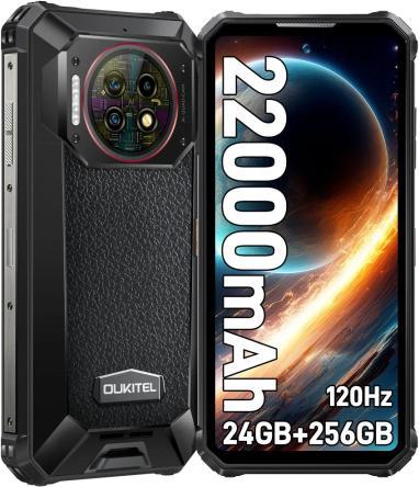 Oukitel WP19 Pro (256 GB, Black, 6.80", Dual SIM, 4G)