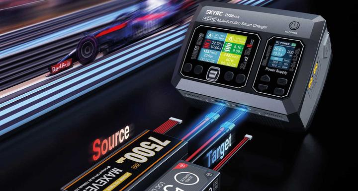 Immagine prodotto SkyRC D750 MIX Ladegerät LiPo 1-8s 32A 500W AC