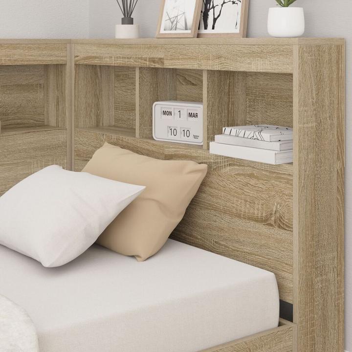 Immagine prodotto VidaXL Libreria letto rovere Sonoma 75x190 cm materiale legno (75 x 190 cm)