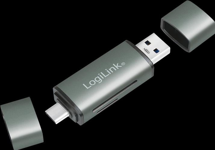 Produktbild LogiLink USB 3.2 Gen1-Kartenleser (USB-C 3.2 Gen 1)