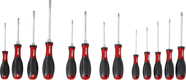 Stier Set di giraviti Big Pack 13 pezzi (Cacciavite a croce PZ, Pin-torx, Porta)