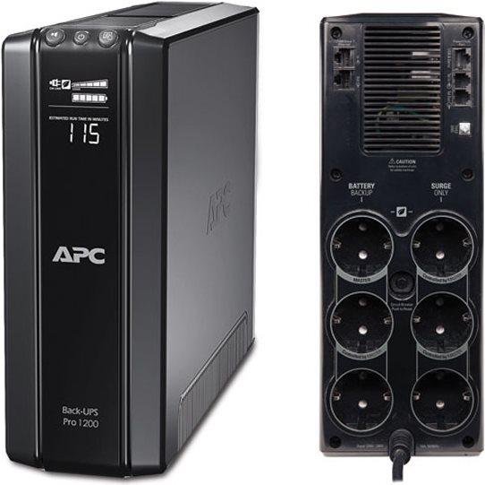Produktbild APC Power-Saving Back-UPS Pro 1200 - 230V - Schuko (1200 VA, 720 W, Line-Interaktiv USV)