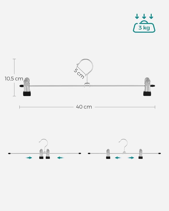 Produktbild Songmics Clothes Hanger (20 x)