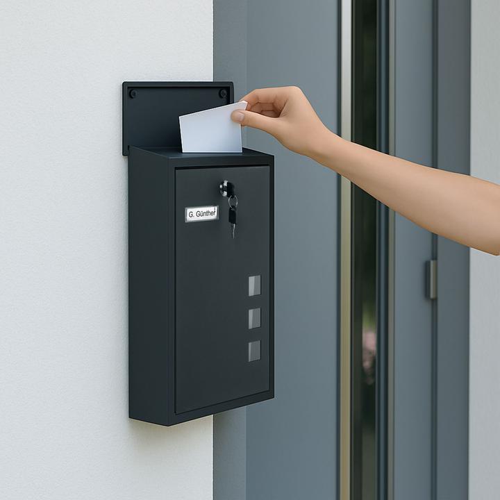 Actual product image Relaxdays Briefkasten Hochformat