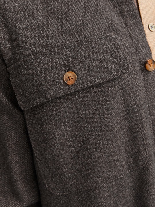 Image du produit Jack & Jones Jprraymond Melange Solid Ls Overshirt Sn (S)