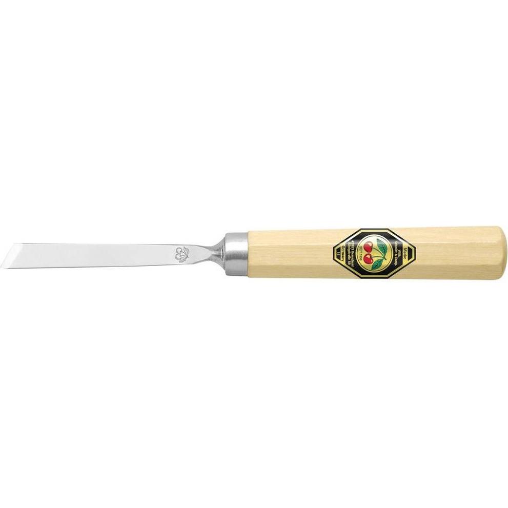 Kirschen, Beitel + Handhobel, Kerbschnitzbeitel schräg Stich1 (10 mm)