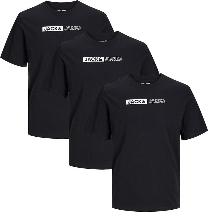 Actual product image Jack & Jones 3er Pack Corp T-Shirt (S)