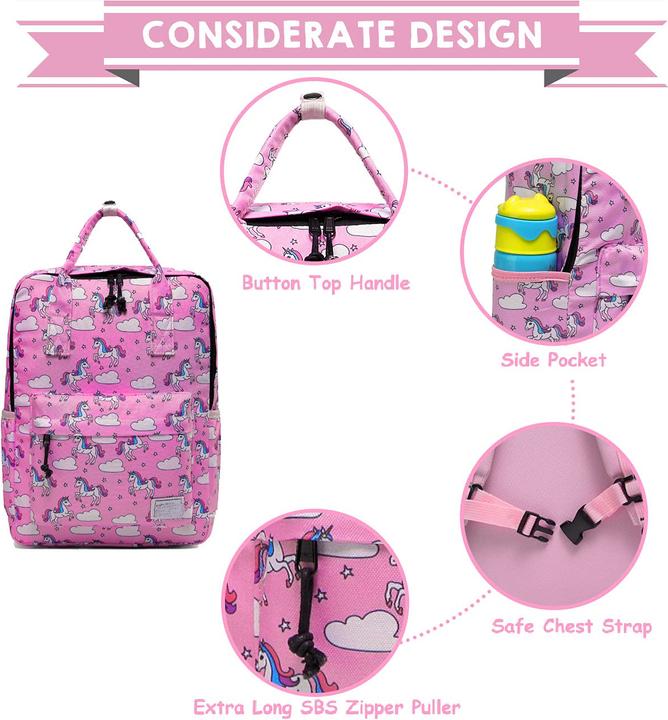 Only-Bags.Store Kinderrucksack, Niedlich Wasserabweisend Vorschule Kinder Rucksack Kindergarten Kleinkind Rucksack