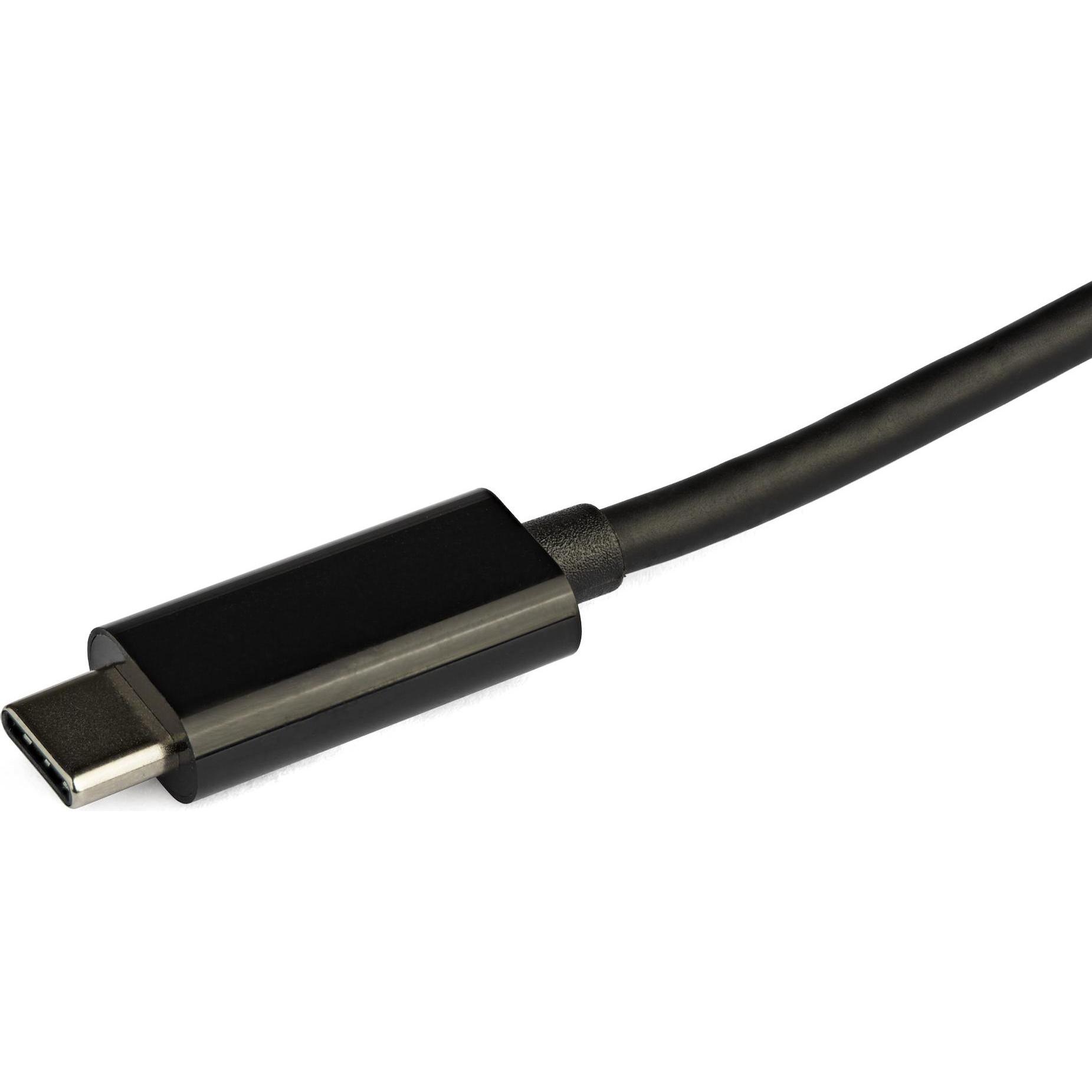 Thumbnail - StarTech USB-C VGA Multiport Adapter (USB-C, 3 Ports), Dockingstation + USB Hub, Schwarz