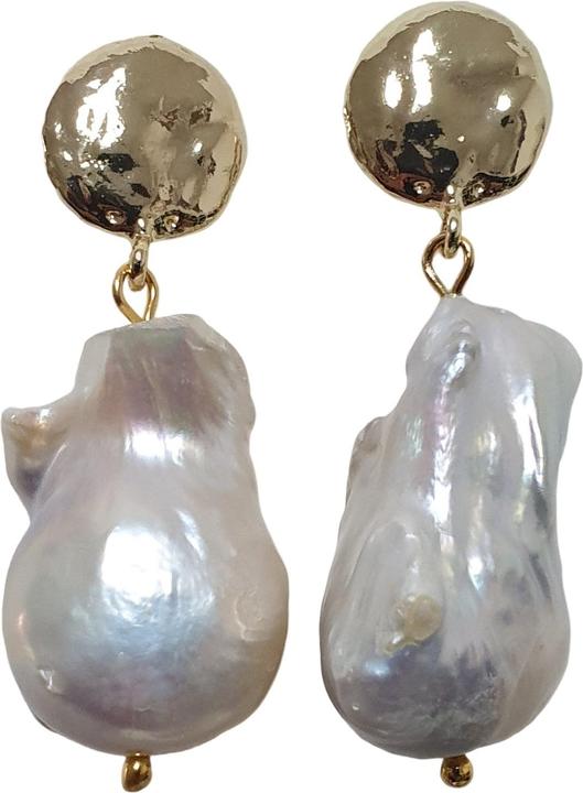 Produktbild L'Officiel Orecchino oro con perla scaramazza