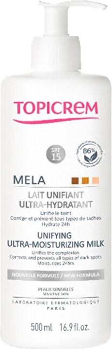 Produktbild Topicrem Mela Unifying Ultra-Moisturizing Milk 200ML (Körpermilch, 200 ml)