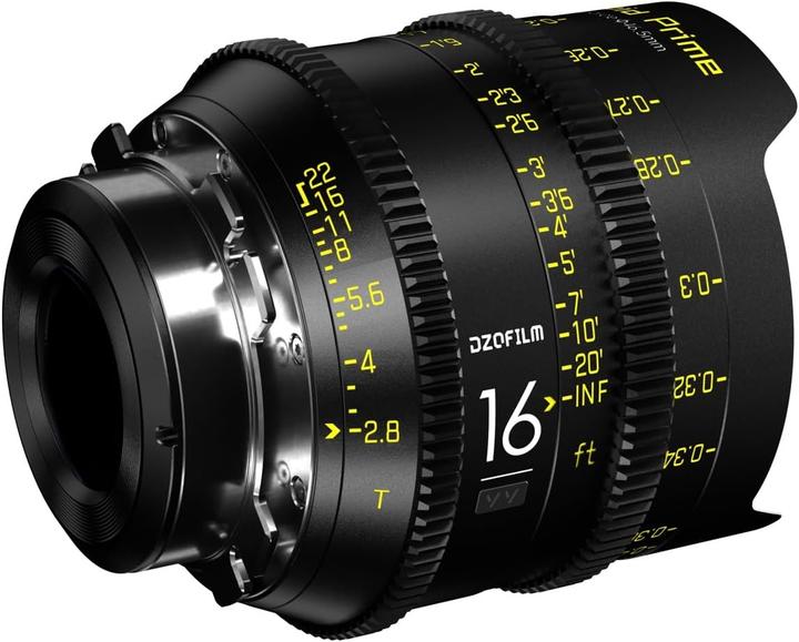 Immagine prodotto Dzofilm Cine Lens Vespid Prime 16 T28 for PLEF Mount VVFF (Canon EF, L-mount, Full frame)