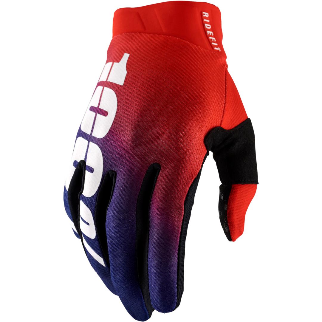 100%, Herren, Handschuhe, Handschuhe Ridefit SP21 Rot Gr. S, Blau, (S)