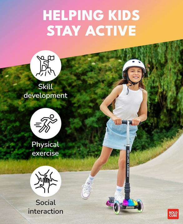 Produktbild Boldcube Big 3 Wheel Scooter, Dark Night