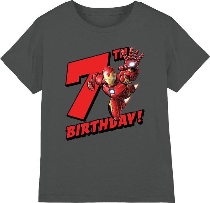Produktbild Iron Man TShirt 7. Geburtstag (116)