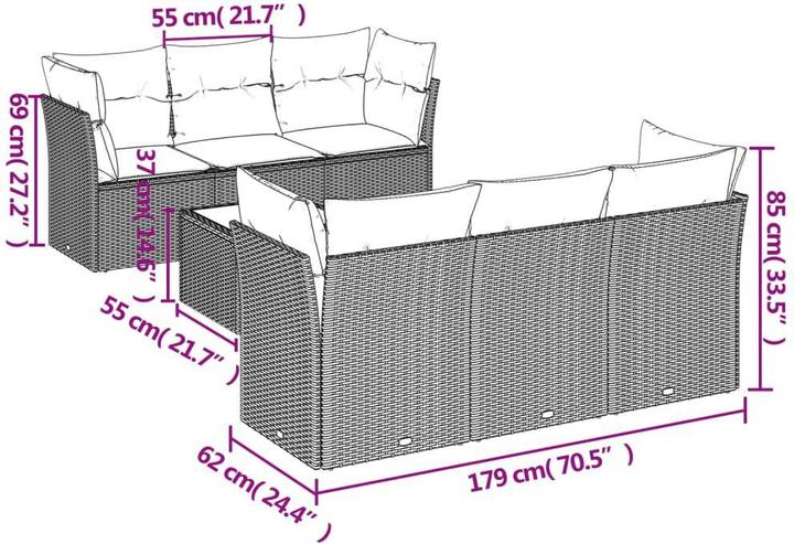 Produktbild vidaXL Hazel