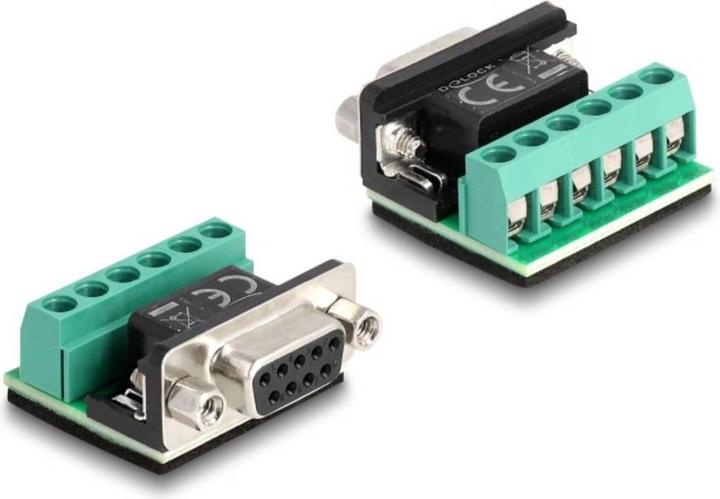 Actual product image Delock Adapter USB 2.0 Type-A to 1 x serial RS-422/485 plug (1 m)